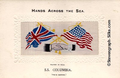 Hands Across the Sea postcard