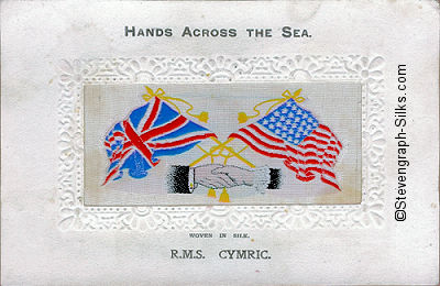 Hands Across the Sea postcard