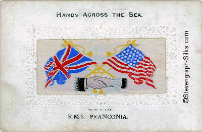 Hands Across the Sea postcard