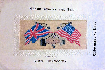 Hands Across the Sea postcard