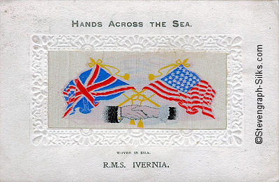 Hands Across the Sea postcard