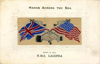 Hands Across the Sea postcard