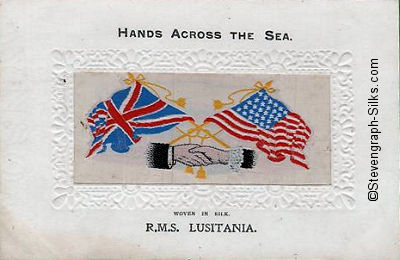 Hands Across the Sea postcard