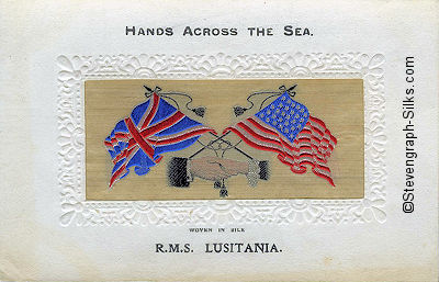 Hands Across the Sea postcard