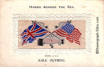 Hands Across the Sea postcard