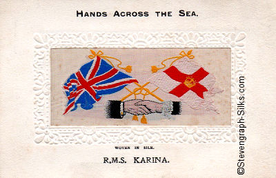 Hands Across the Sea postcard