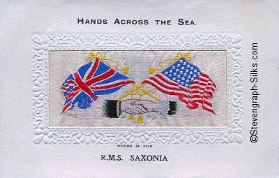 Hands Across the Sea postcard