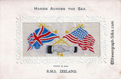 Hands Across the Sea postcard