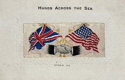 Hands Across the Sea postcard