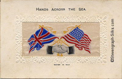 Hands Across the Sea postcard