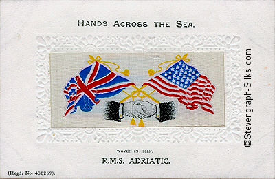 Hands Across the Sea postcard