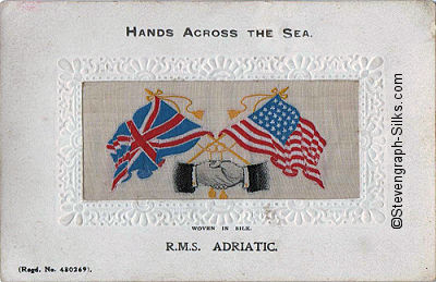 Hands Across the Sea postcard