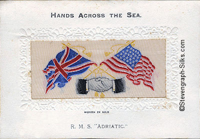 Hands Across the Sea postcard