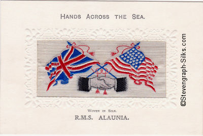 Hands Across the Sea postcard