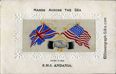 Hands Across the Sea postcard