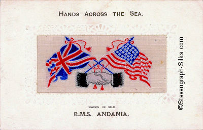 Hands Across the Sea postcard