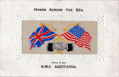 Hands Across the Sea postcard