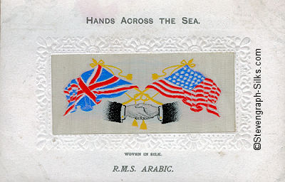 Hands Across the Sea postcard