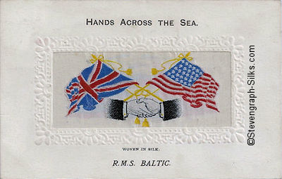 Hands Across the Sea postcard