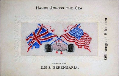 Hands Across the Sea postcard