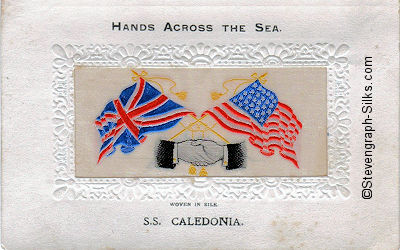 Hands Across the Sea postcard