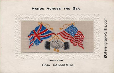 Hands Across the Sea postcard