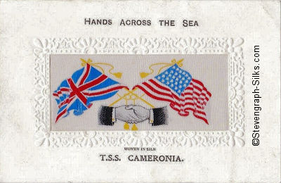 Hands Across the Sea postcard