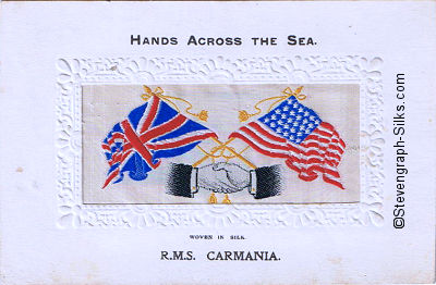 Hands Across the Sea postcard