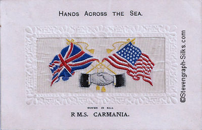 Hands Across the Sea postcard