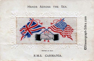 Hands Across the Sea postcard