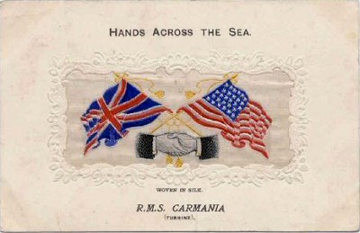 Hands Across the Sea postcard