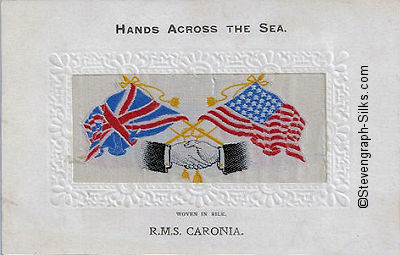 Hands Across the Sea postcard