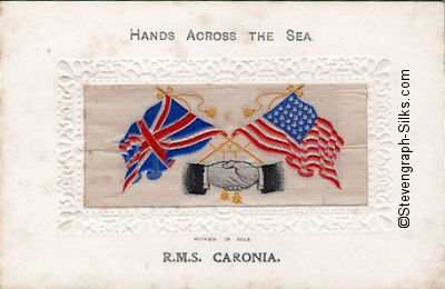 Hands Across the Sea postcard