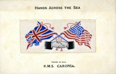 Hands Across the Sea postcard