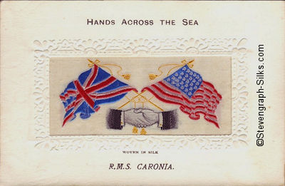 Hands Across the Sea postcard