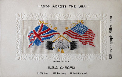 Hands Across the Sea postcard