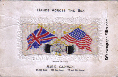 Hands Across the Sea postcard