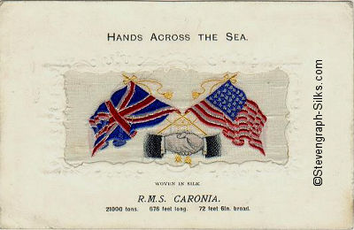 Hands Across the Sea postcard