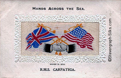 Hands Across the Sea postcard