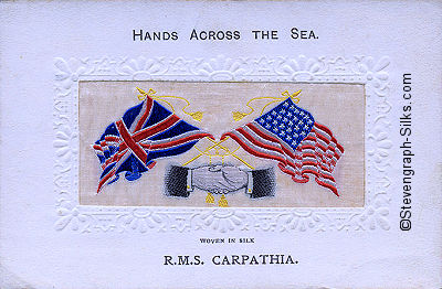 Hands Across the Sea postcard