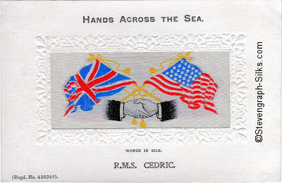 Hands Across the Sea postcard