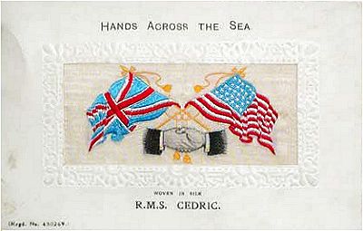 Hands Across the Sea postcard