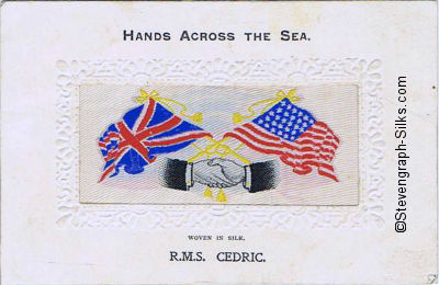 Hands Across the Sea postcard