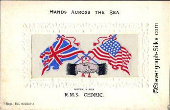 Hands Across the Sea postcard