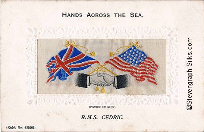 Hands Across the Sea postcard