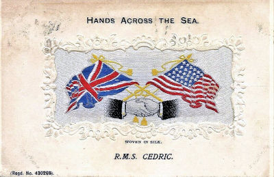 Hands Across the Sea postcard