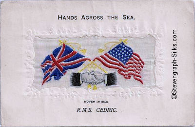 Hands Across the Sea postcard