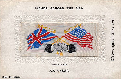 Hands Across the Sea postcard