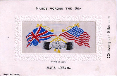 Hands Across the Sea postcard