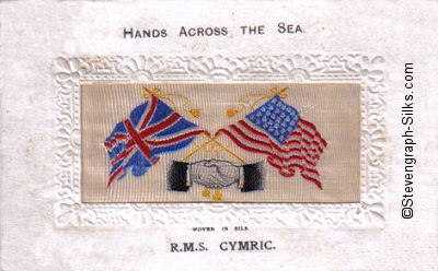 Hands Across the Sea postcard